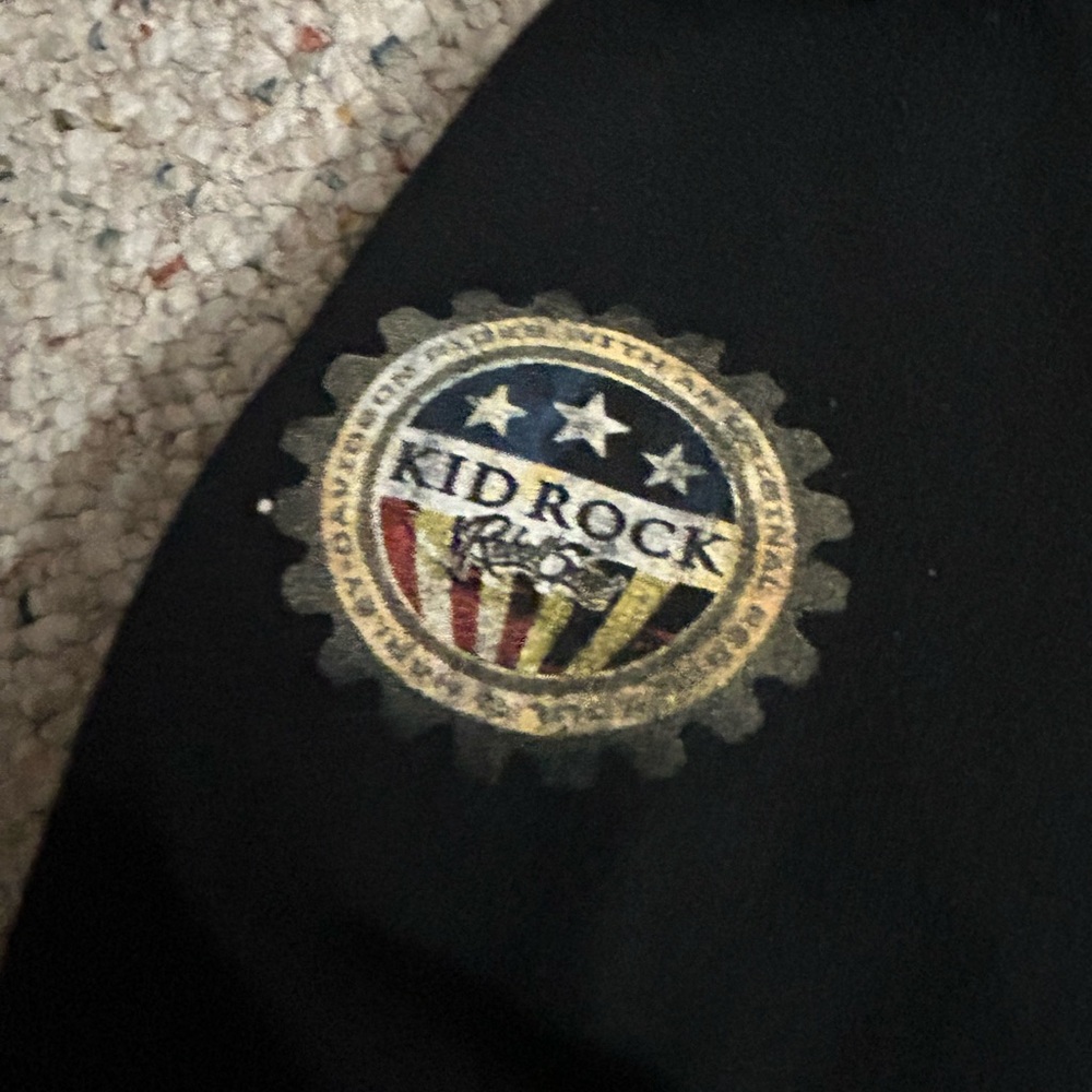 KID ROCK x Harley Davidson Motorcycle Sweatshirt Full Zip Hoodie Womens Size L - Picture 2 of 9